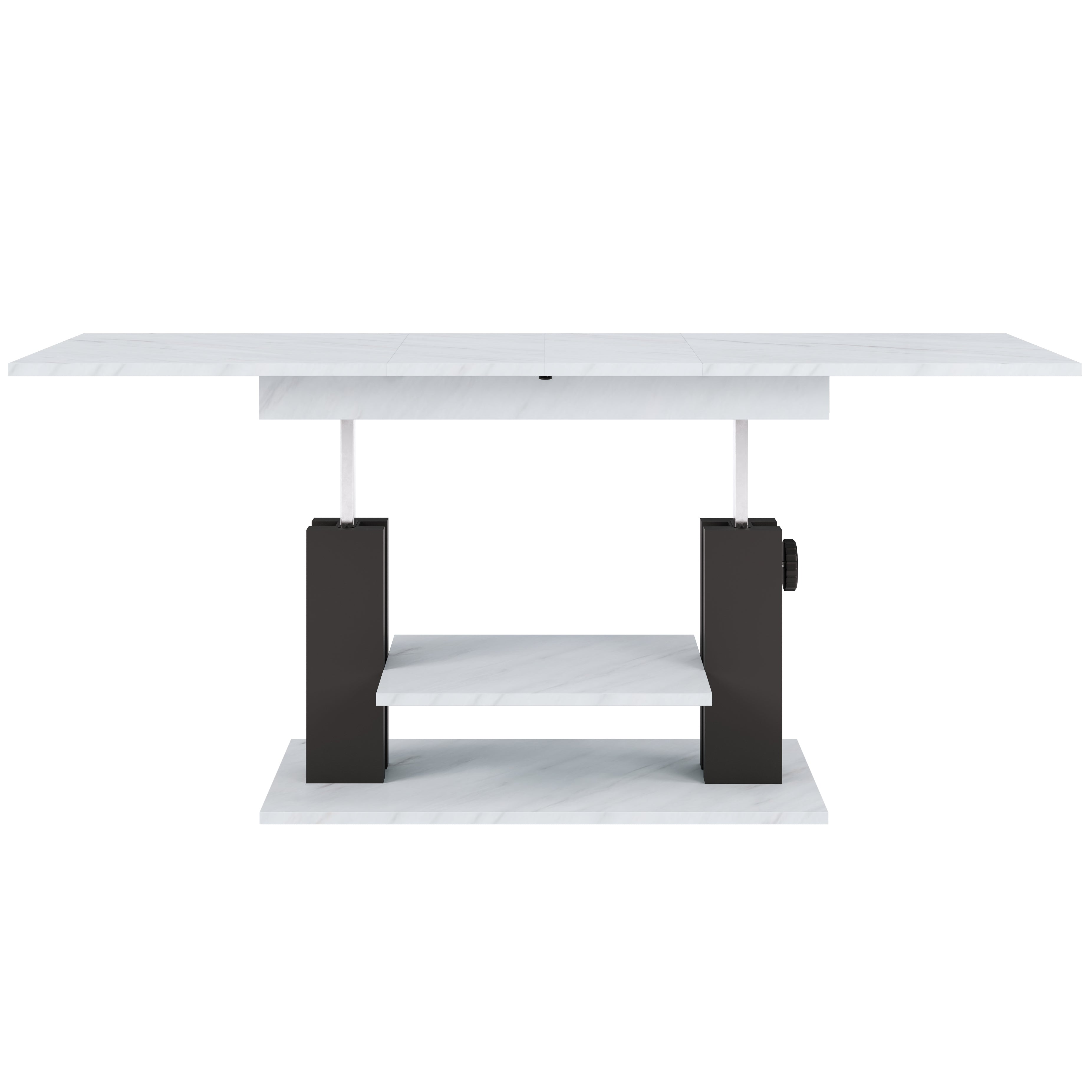 Moduvo, Marble effect, Extending Coffee table to Dining table