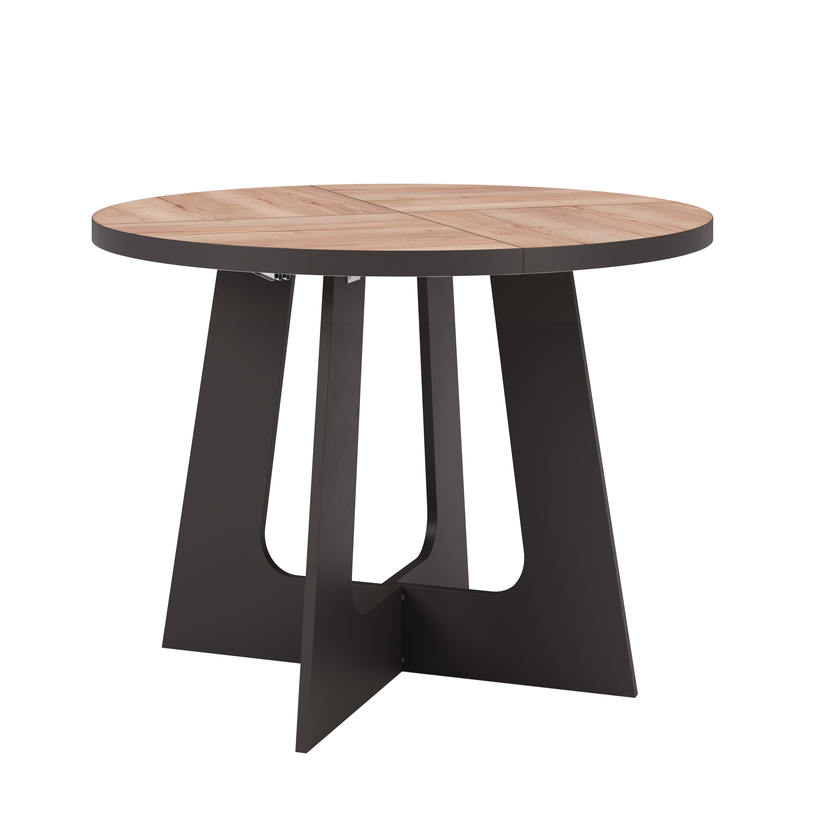 Belagio, Oak Halifax Effect, Modern Extending Dining Table, 110 - 160 cm