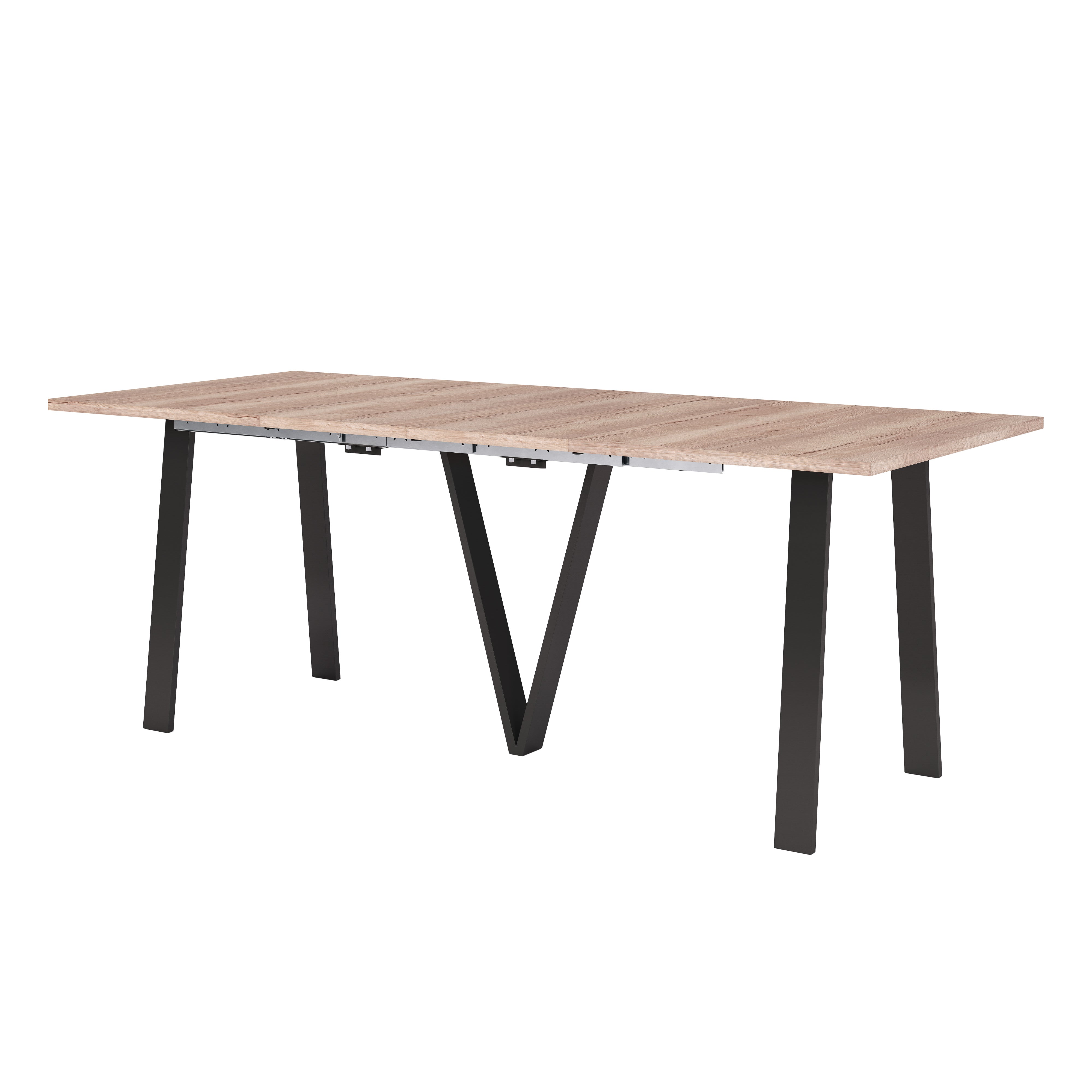 Lungo Oak Halifax effect, 4 to 16 Seat Rectangle Extending Dining Table, 130cm - 330cm