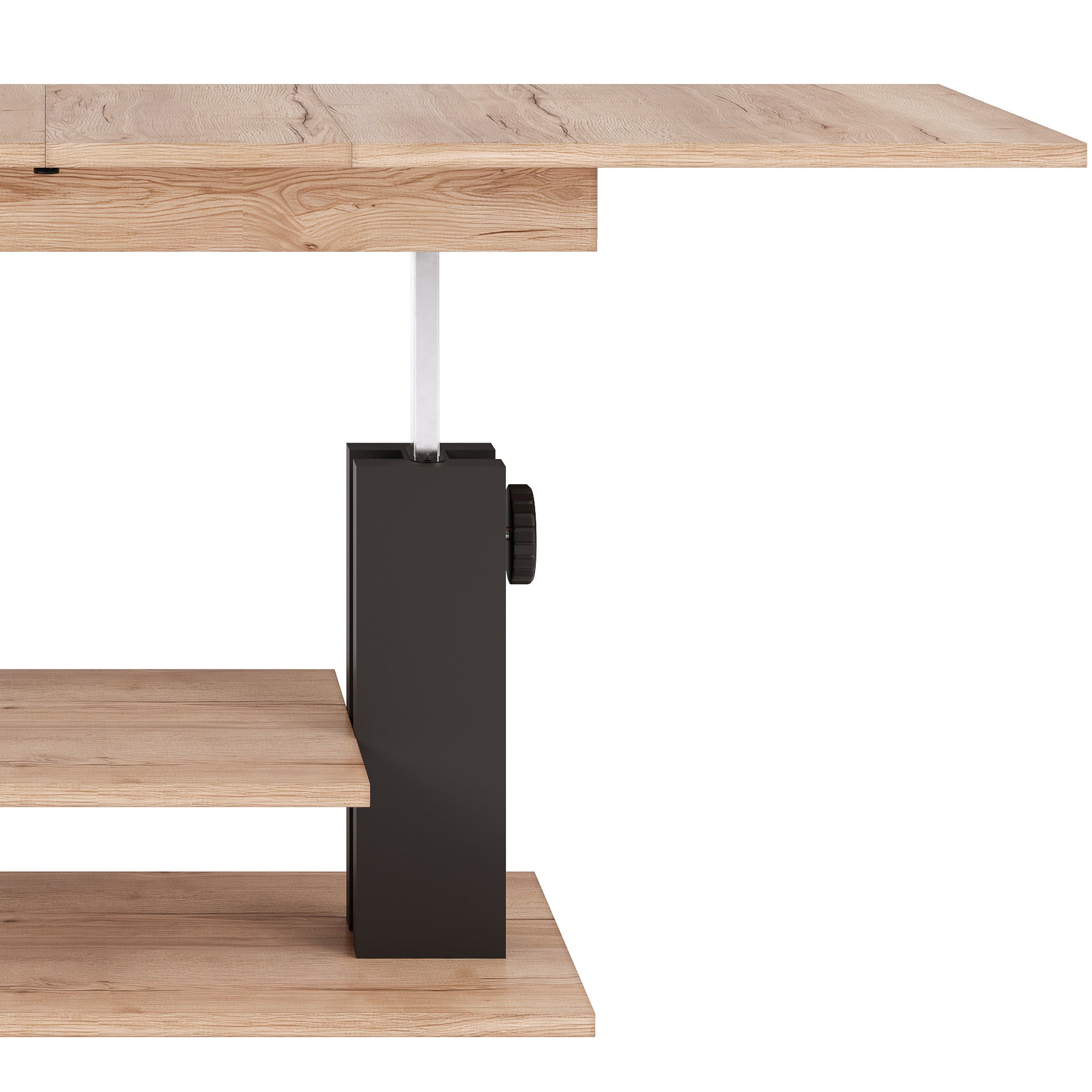 Moduvo, Oak Halifax effect, Extending Coffee table to Dining table