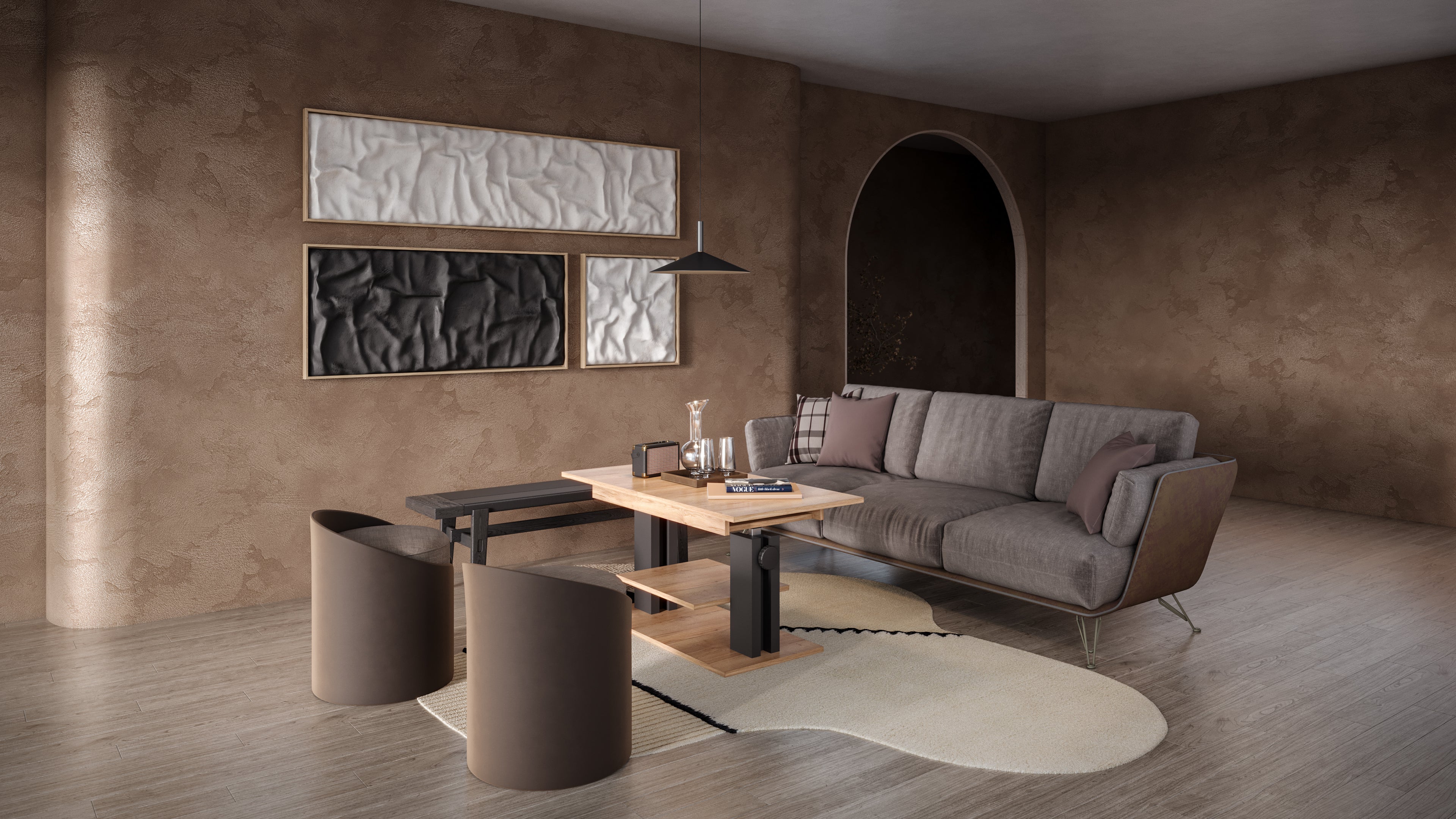 Moduvo 01 Coffee table to Dining table