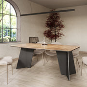 Monza Oak Halifax Effect Dining Table