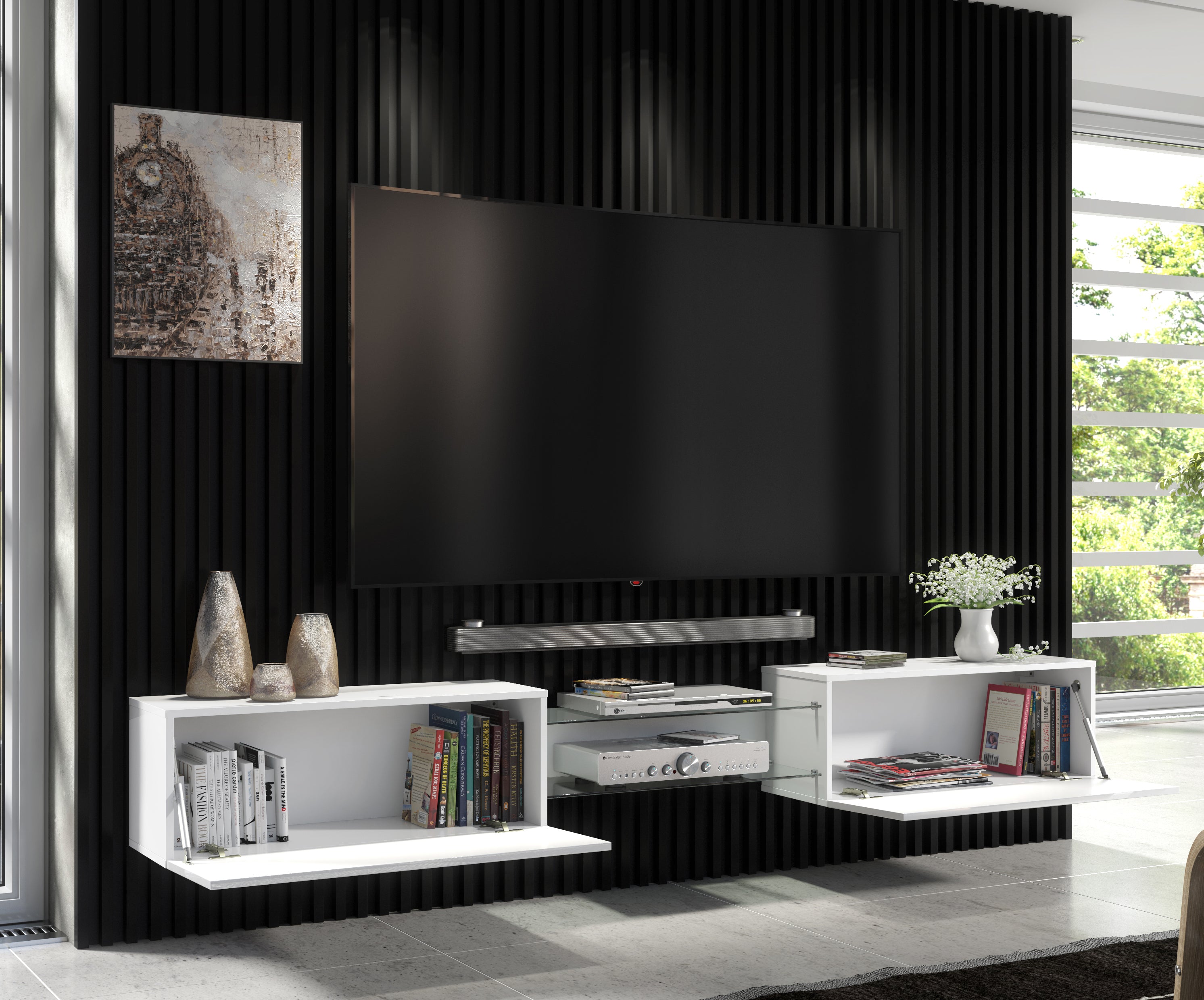 Art 02 Floating TV Cabinet