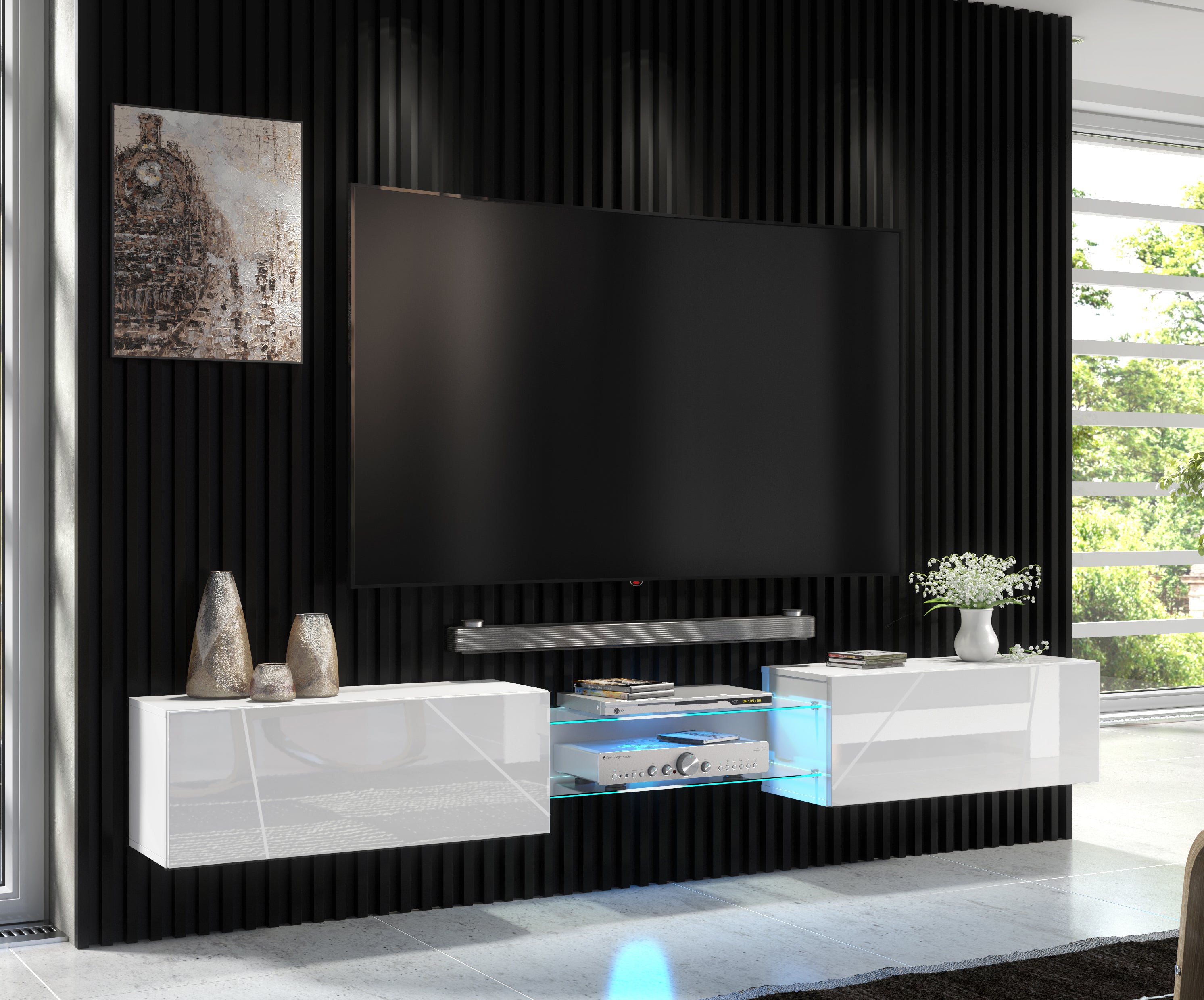 Art 02 Floating TV Cabinet