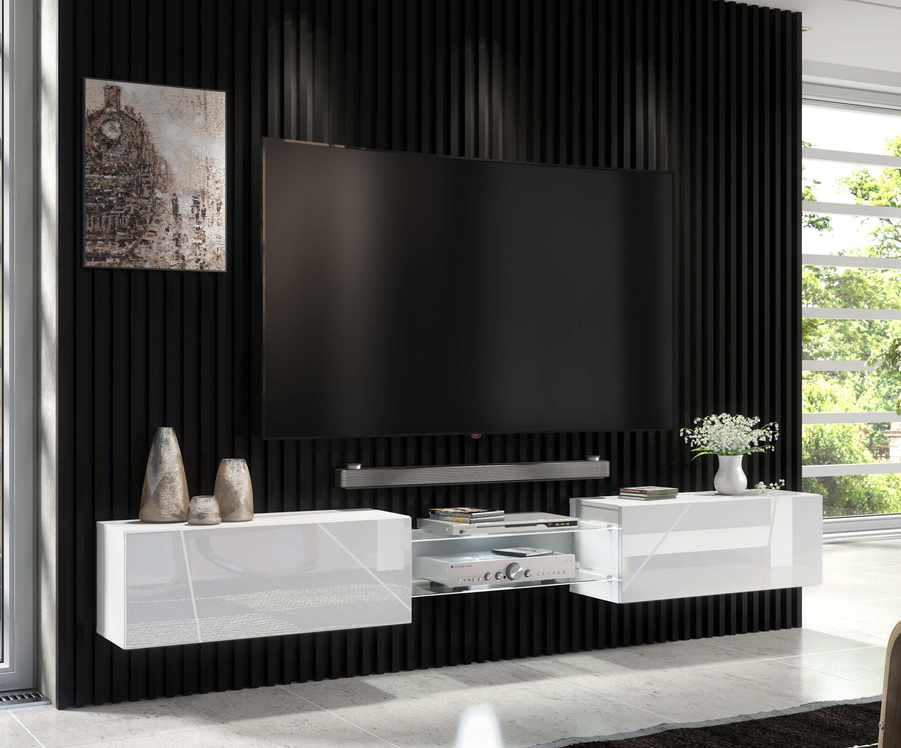 Art 02 Floating TV Cabinet