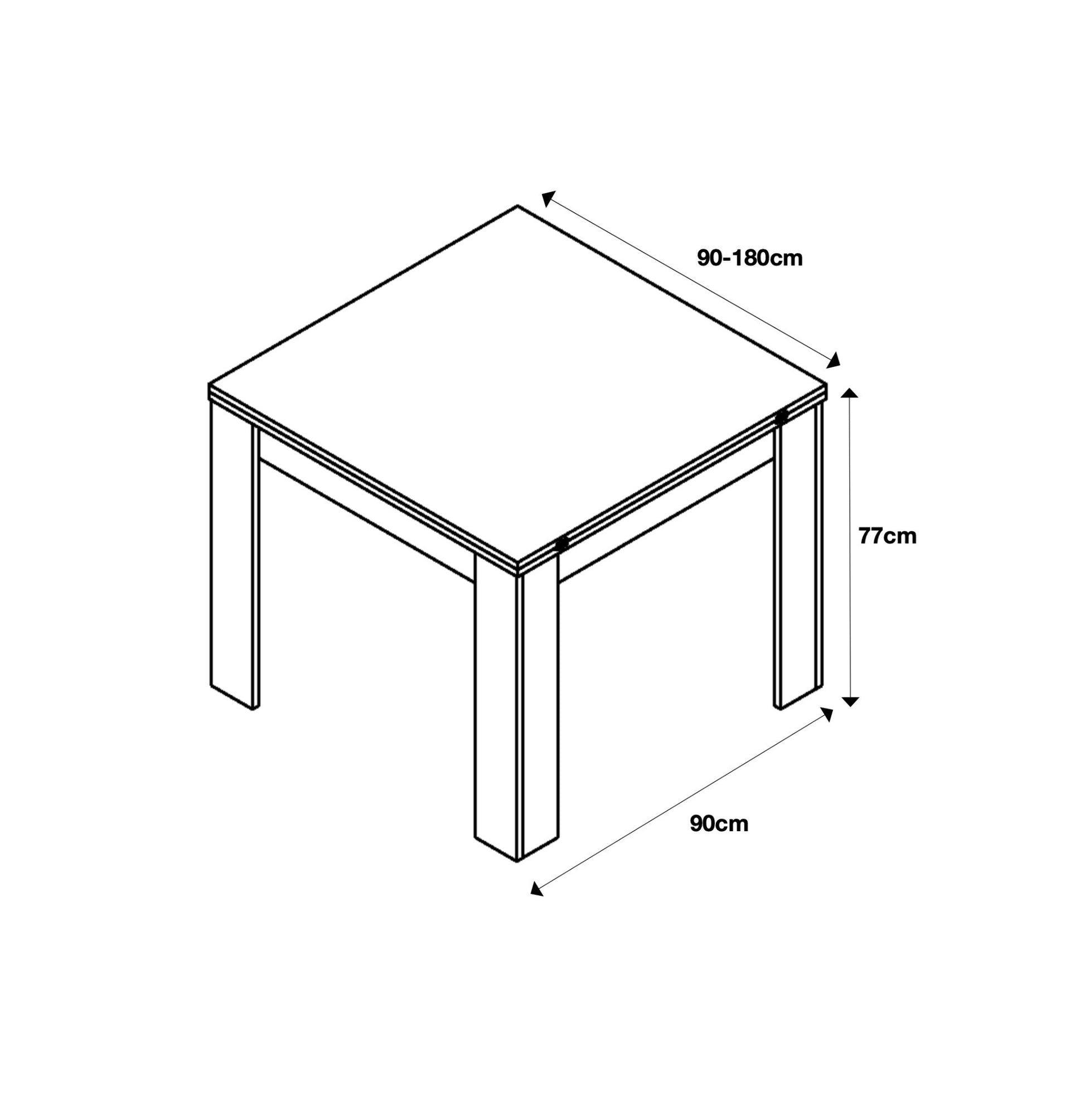 Golden 02 Dining Table - Furneo