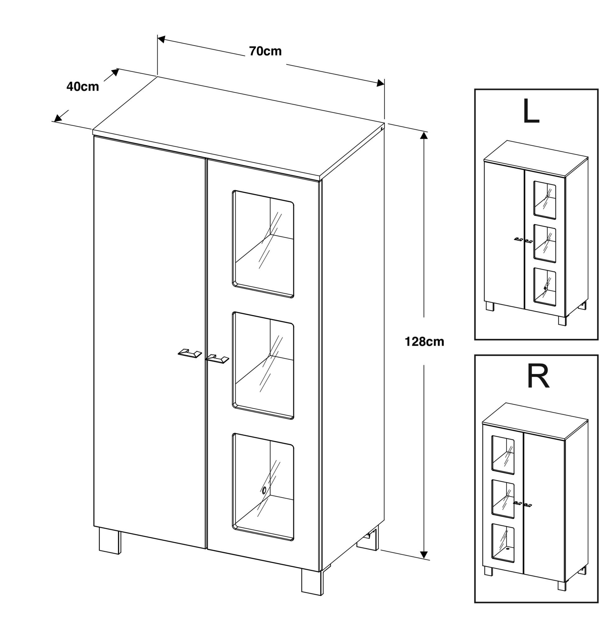 Mia 02 Cabinet - Furneo