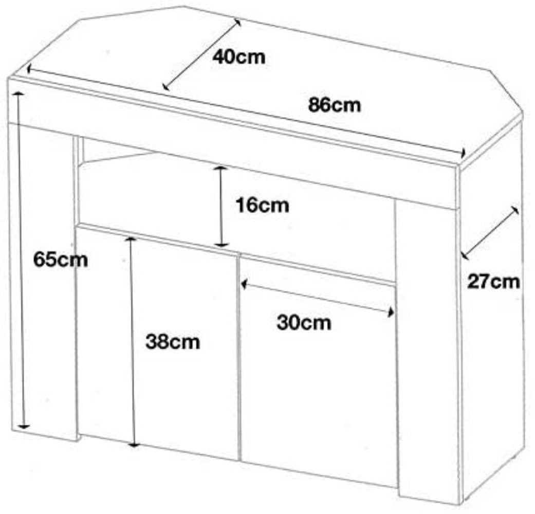 Clifton 07 TV Stand 86cm - Furneo