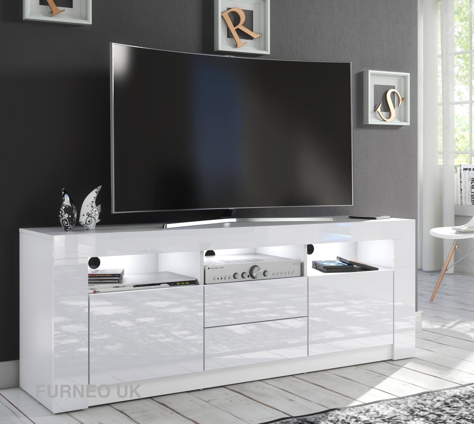 Clifton 18 TV Stand 160cm - Furneo